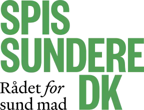 Logo for the partnership called in danish: Spis sundere.dk Rådet for sund mad